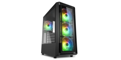 Sharkoon TK4 RGB con pannello e frontale in vetro