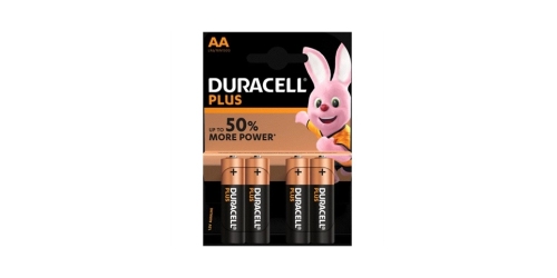 Duracell Plus LR6 / MN1500 AA stilo 1,5V 2800mAh (4PZ)