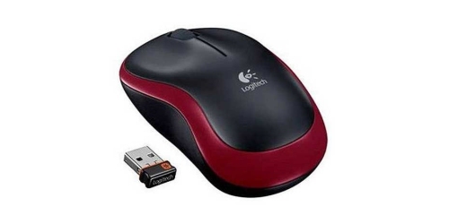 Logitech M185 Rosso/Nero