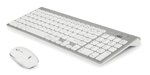 Kit tastiera e mouse wireless ADJ KW10 520-00019