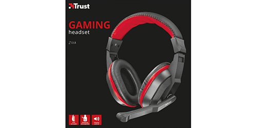 Cuffie con microfono gaming Ziva Trust 21953